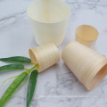 eco-friendly biodegradable wood reusable cups for wholesale